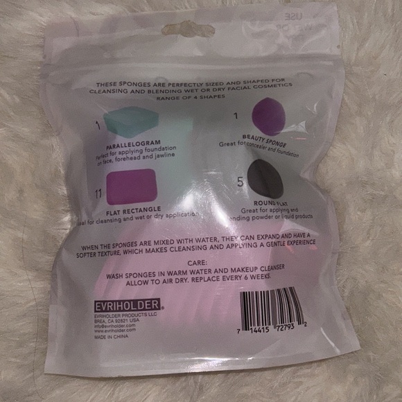 Cosmetic Sponge Assortment -18pc - Picture 4 of 4